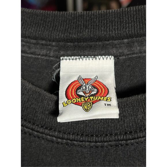 Vintage Y2K Looney Tunes Taz Bowling Bring It On Tee - Picture 5 of 7